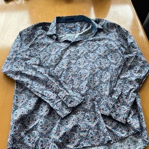 Johnston & Murphy Multi Colored Button Down